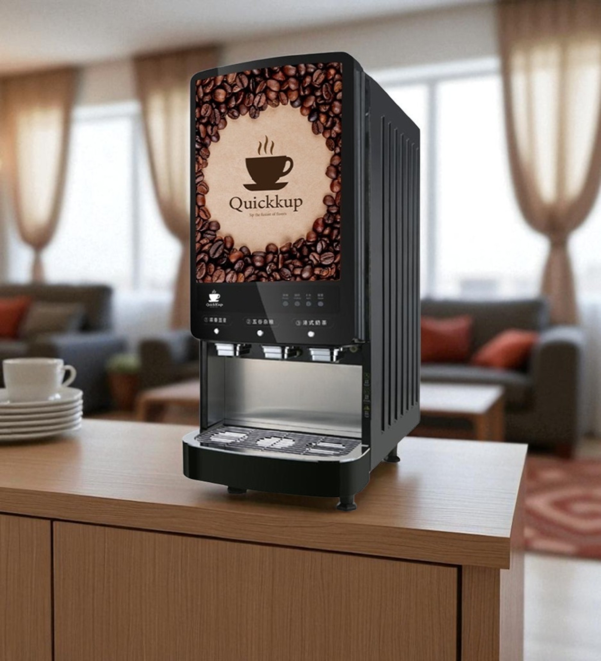 Máquina de café Gaia 3s para oficina en Paraguay